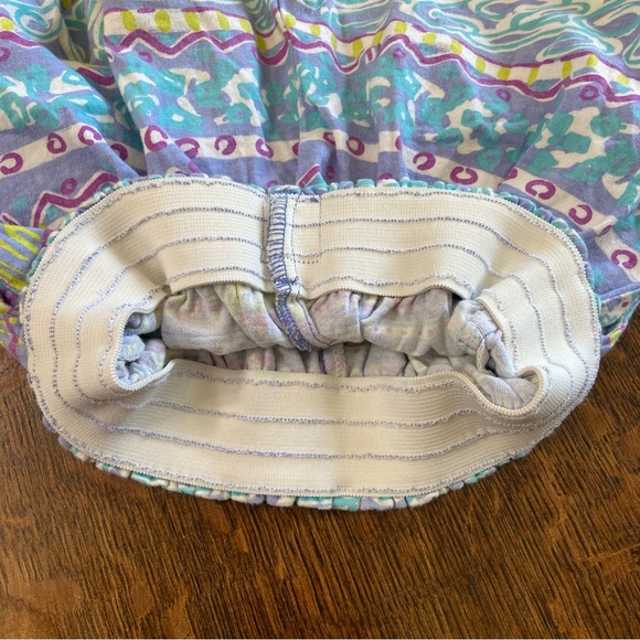 VINTAGE 80s RARE OP OCEAN PACIFIC PRINTED HIGH RISE PULL ON COTTON SHORTS - Picture 14 of 16